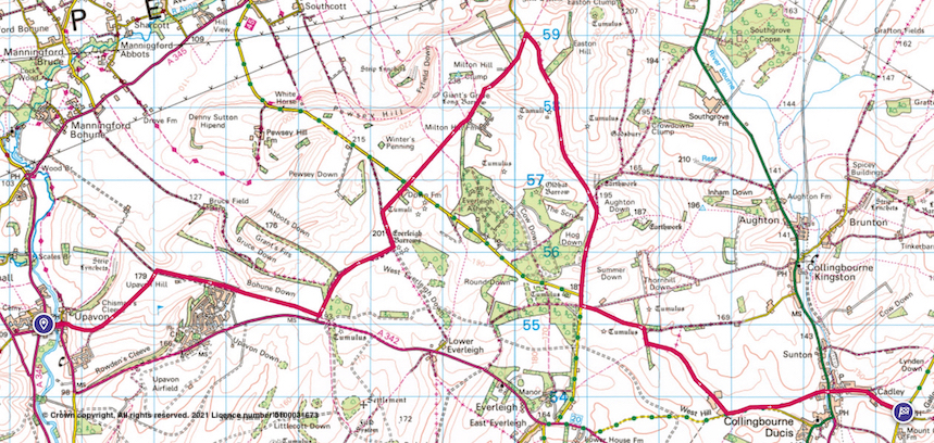 PVCW-05-Upavon-to-Collingbourne-Ducis-map-cc